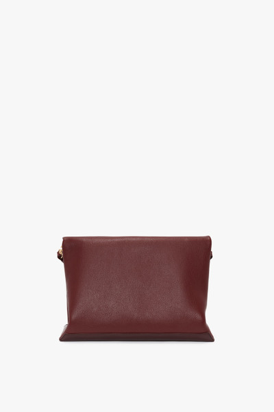 Victoria Beckham Jumbo Chain Pouch In Bordeaux outlook