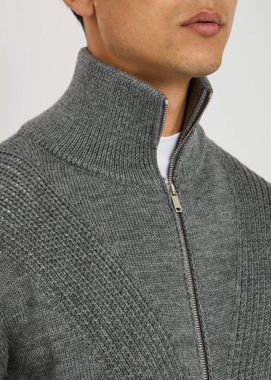 Jil Sander Melange Wool Cardigan - 5