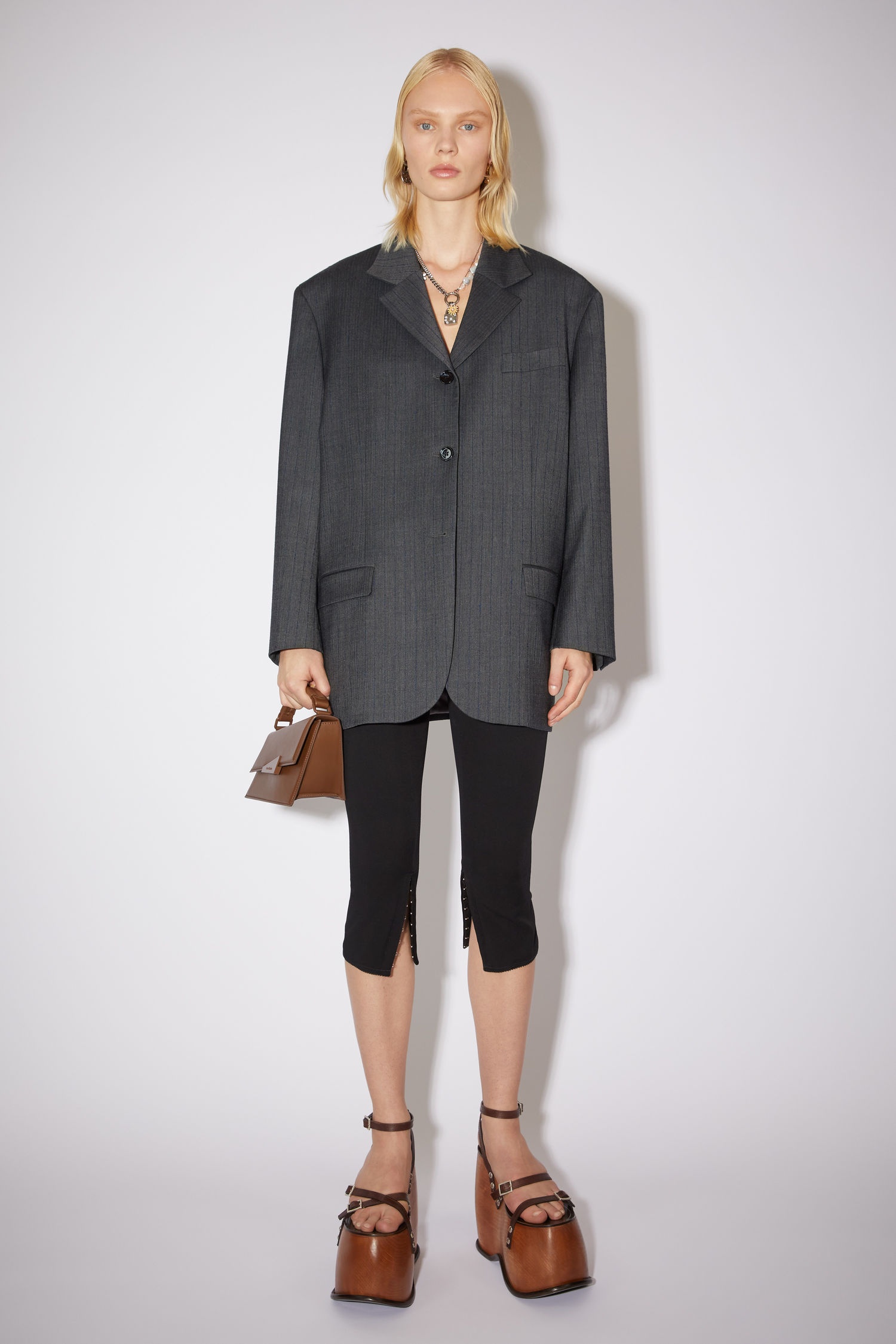 Tailored suit jacket - Charcoal Grey - 2