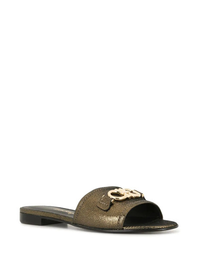 Salvatore Ferragamo Gancini slide sandals outlook