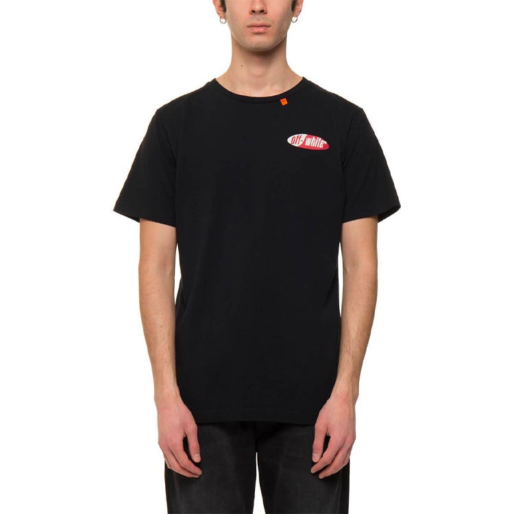 OFF-WHITE Back Arrow Printing Short Sleeve Black OMAA027S191850061020 - 3