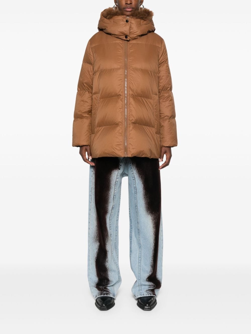 water-repellent puffer jacket - 2