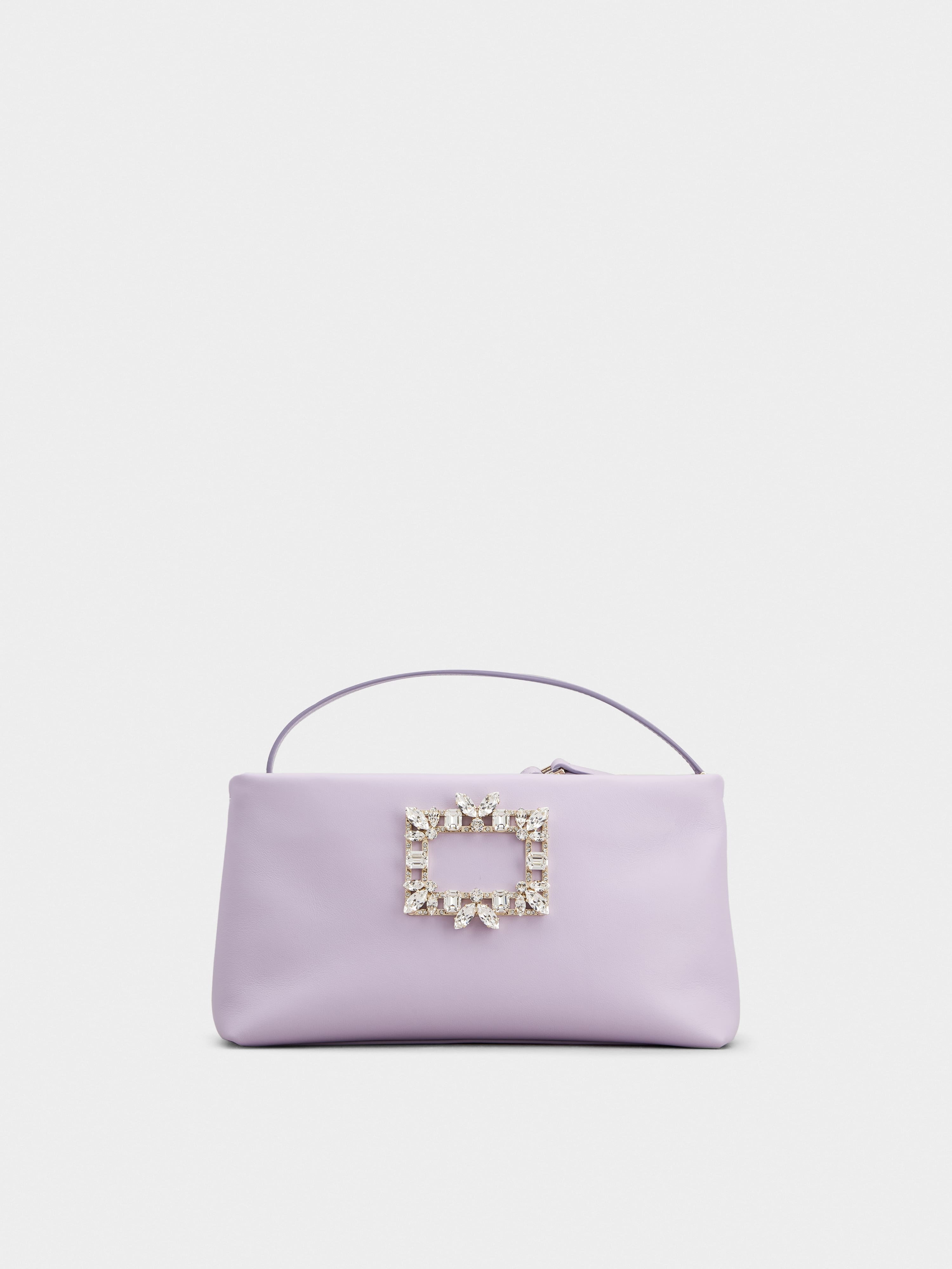 RV Nightlily Broche Vivier Buckle Mini Bag in Leather - 1