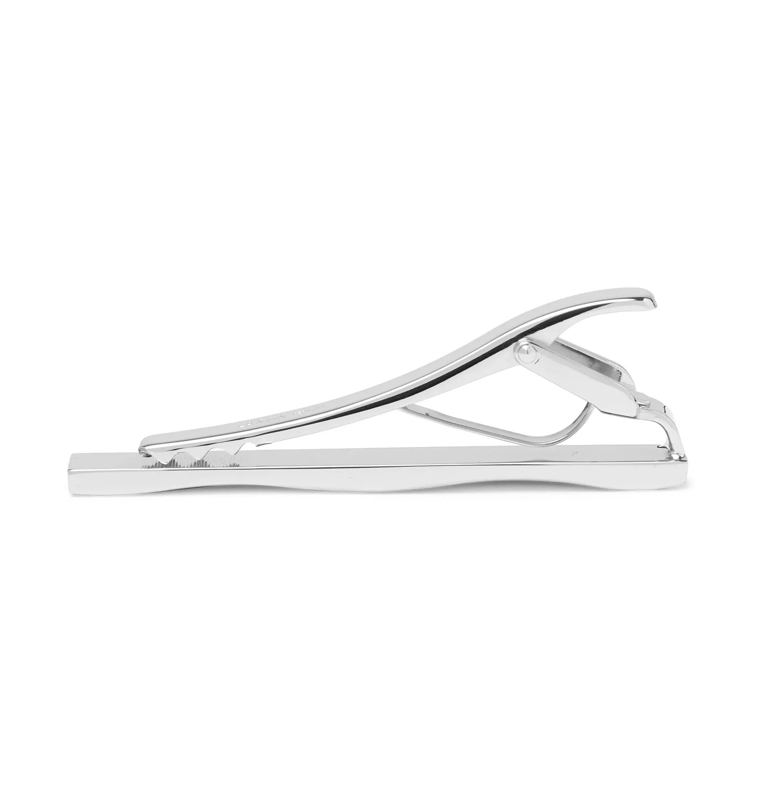 Rhodium-Plated Tie Pin - 2