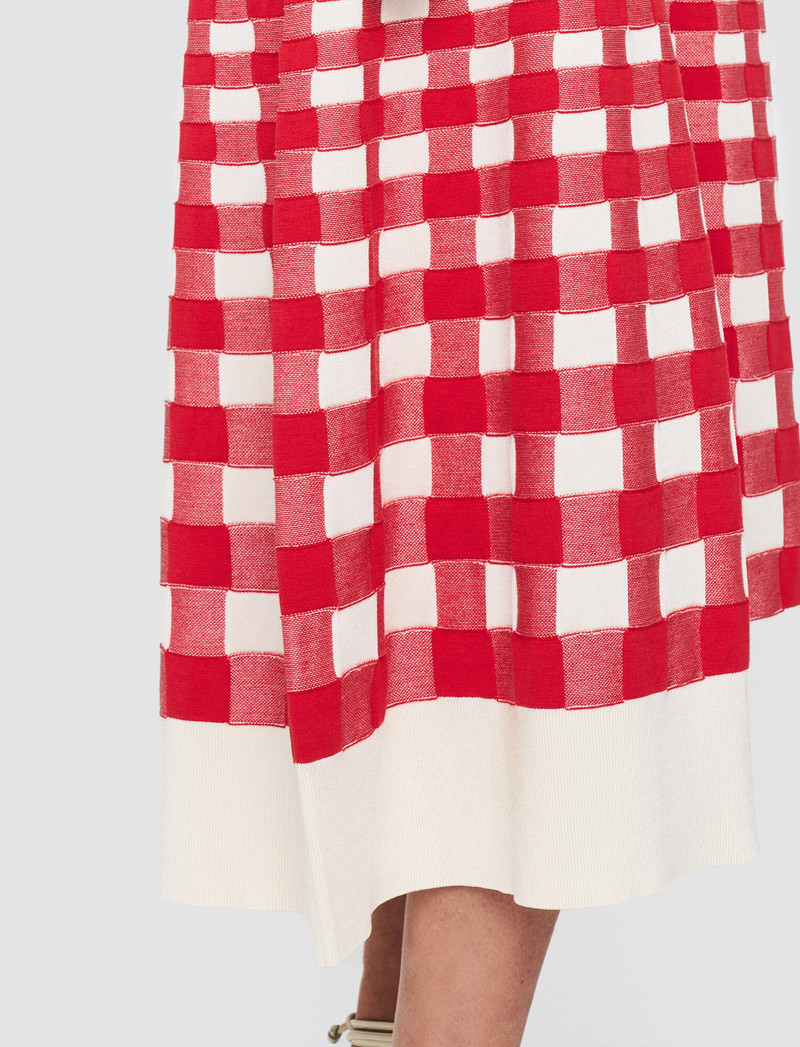Vichy Jacquard 니트 드레스 5