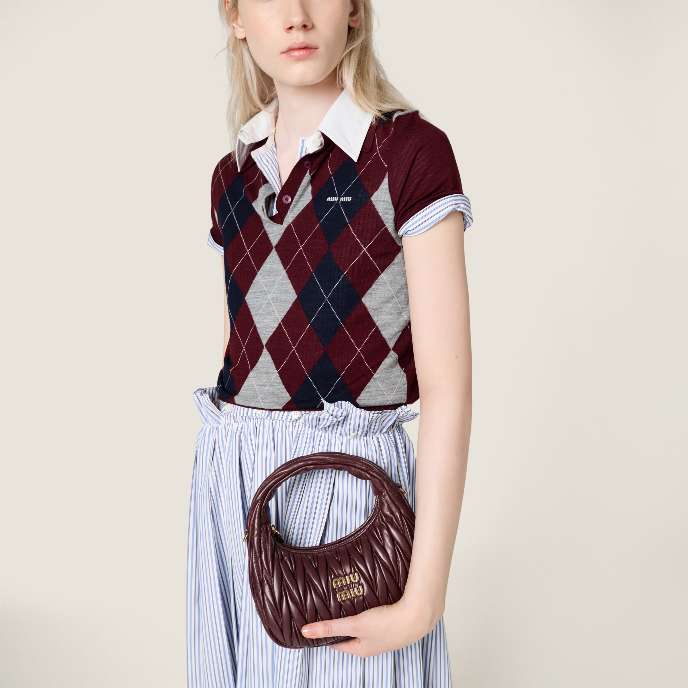 Wander matelassé nappa leather hobo bag - 2