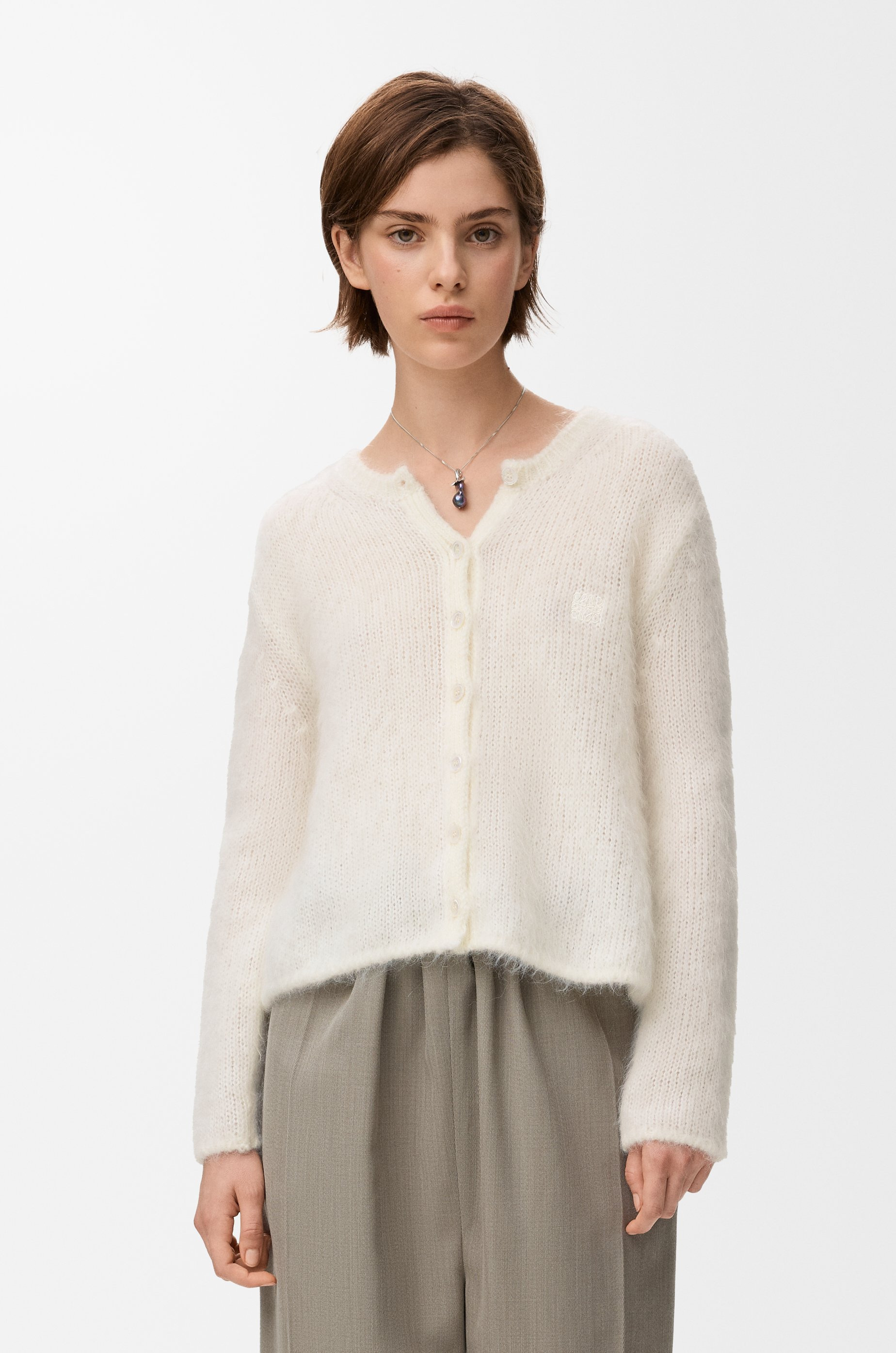 Cardigan in mohair blend - 3