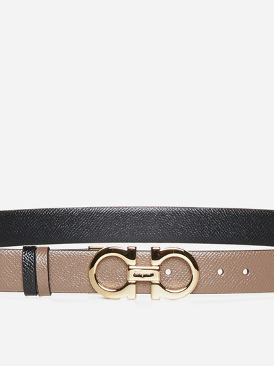 FERRAGAMO Gancini reversible leather belt outlook