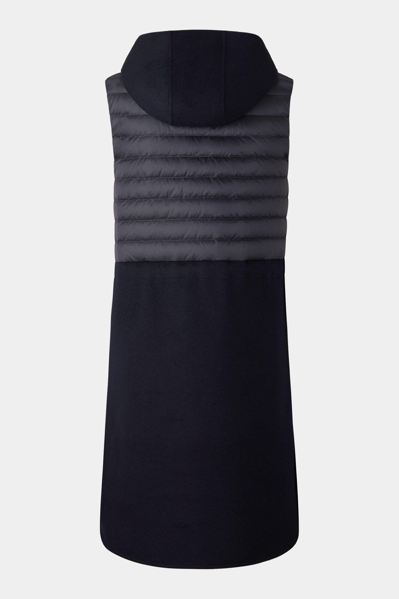Joelle quilted woollen vest in Navy blue - 3