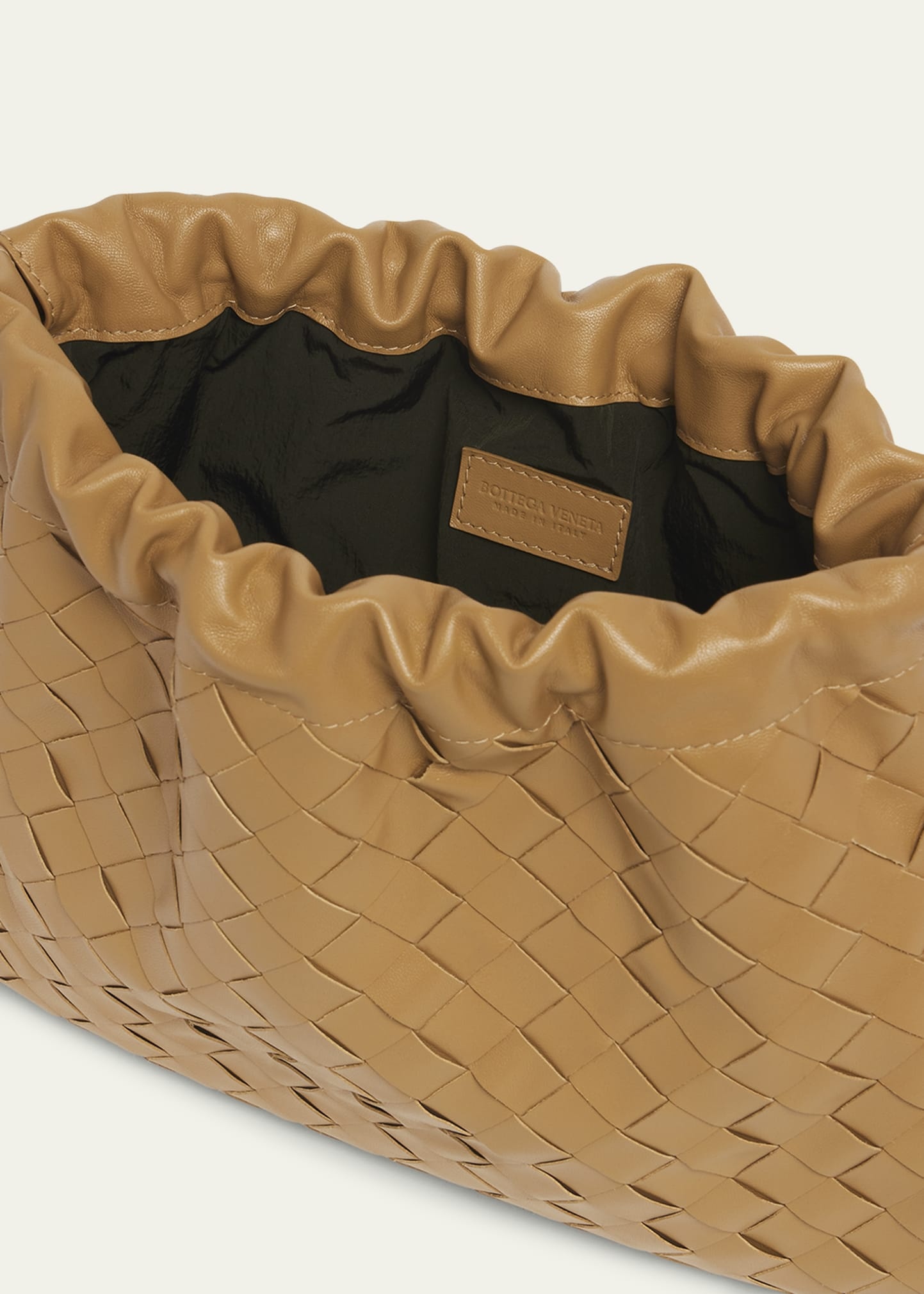 Medium Leather Pouch Bag - 4