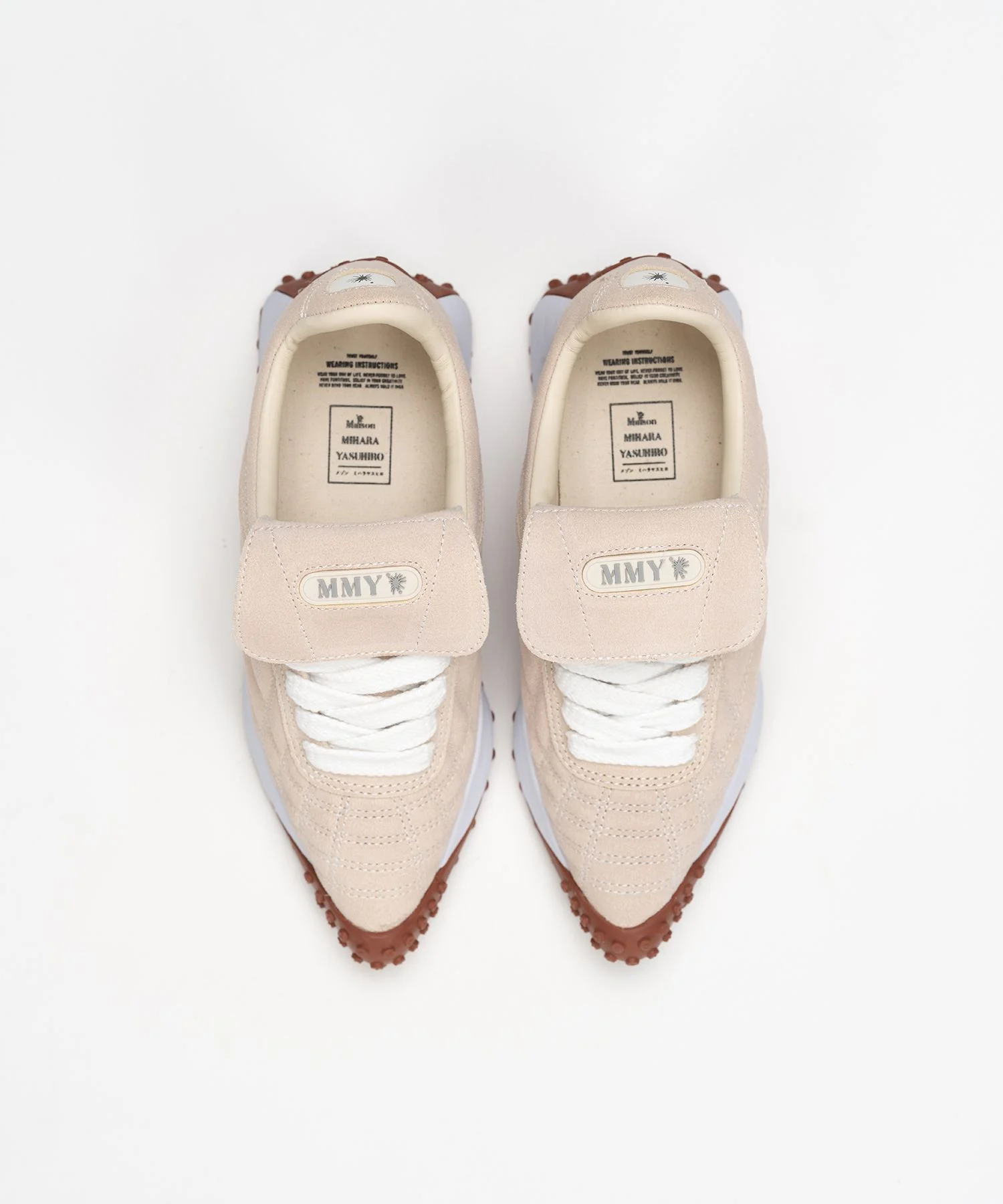 "CALLA"OG Sole Brushed Suede Low-top Sneaker - 1