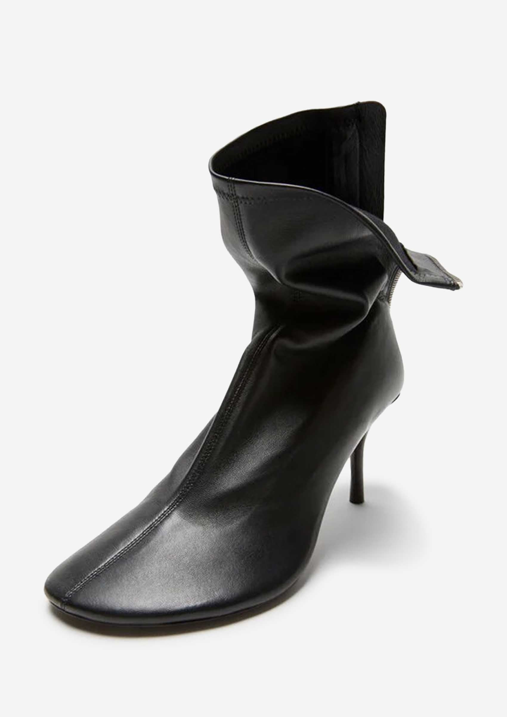 LEATHER HEEL BOOT - 2