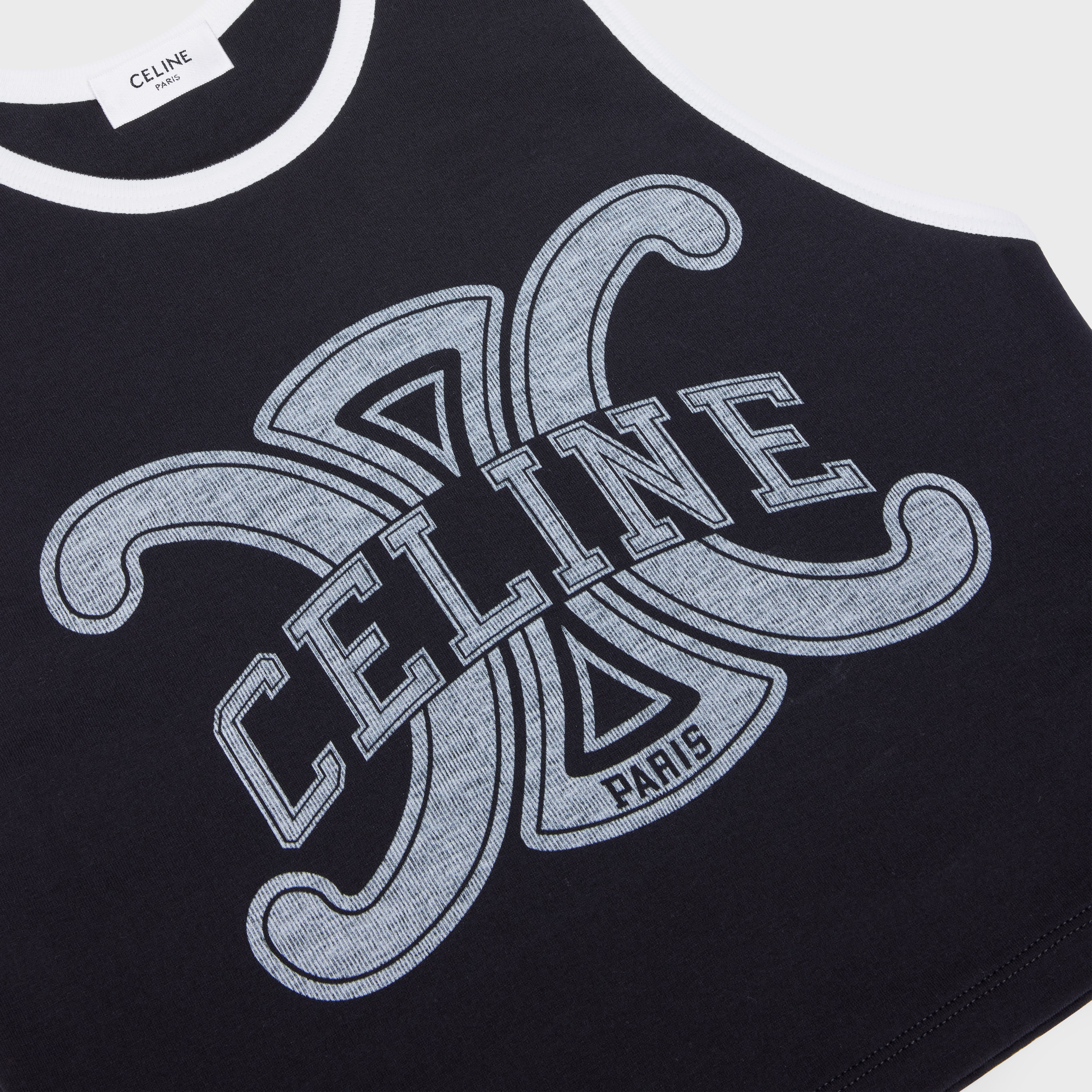 CELINE TRIOMPHE TANK TOP IN COTTON JERSEY - 3