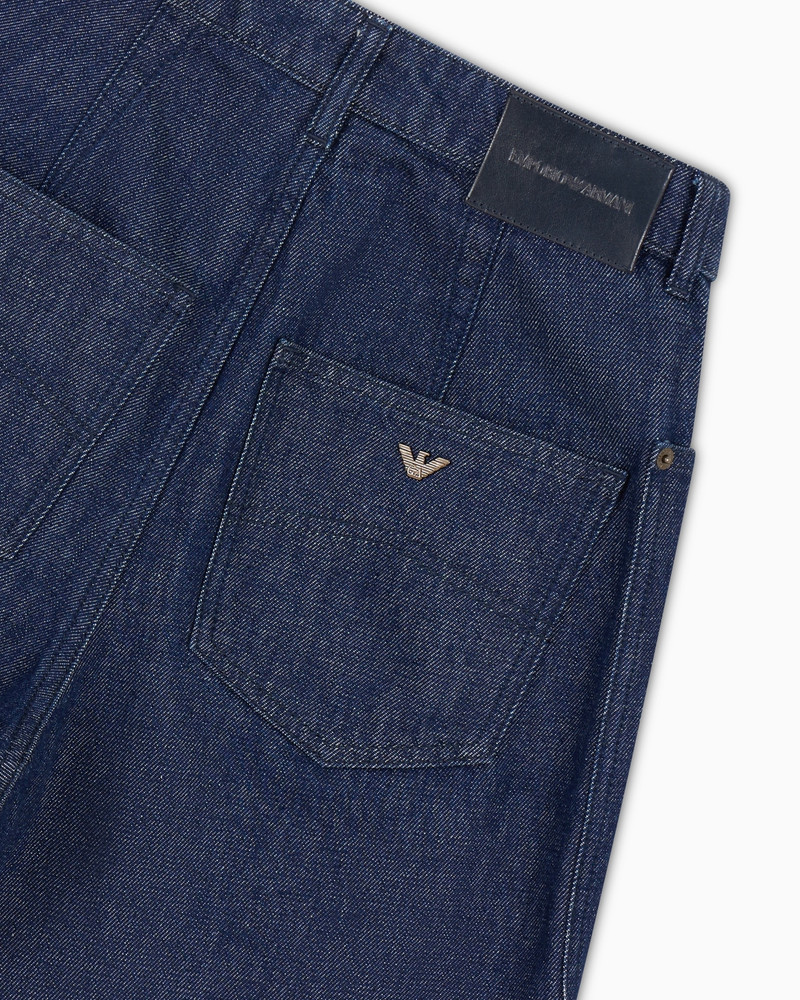 J3D mid-rise, straight-leg, 11 oz denim cargo jeans 6