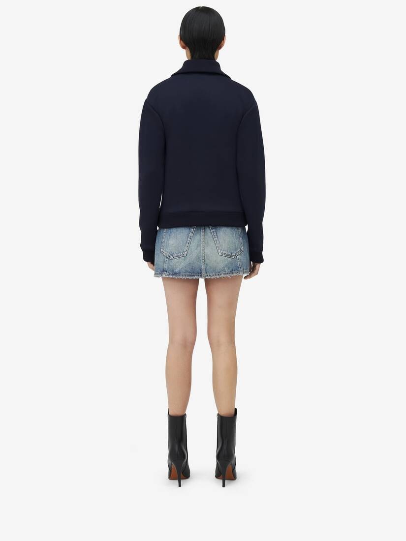 McQueen Logo Zip Sweatshirt - 5