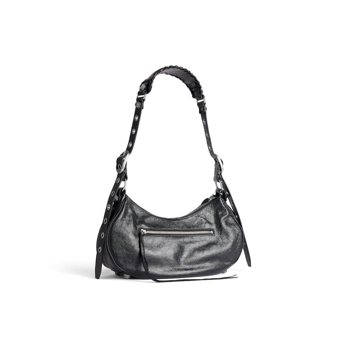 Women's Le Cagole Small Shoulder Bag in Black - 3