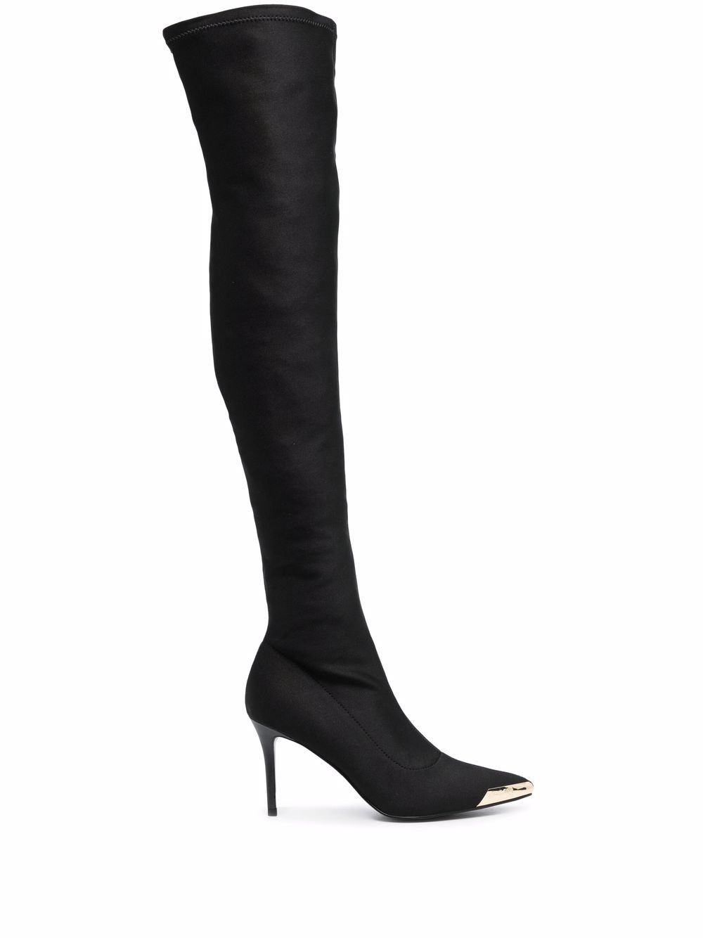 cap-toe thigh boots - 1