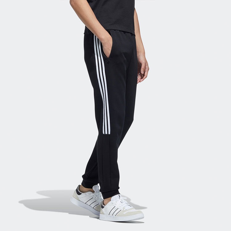 Men's adidas Casual Thicken Knit Sports Pants/Trousers/Joggers Black HD4699 - 5