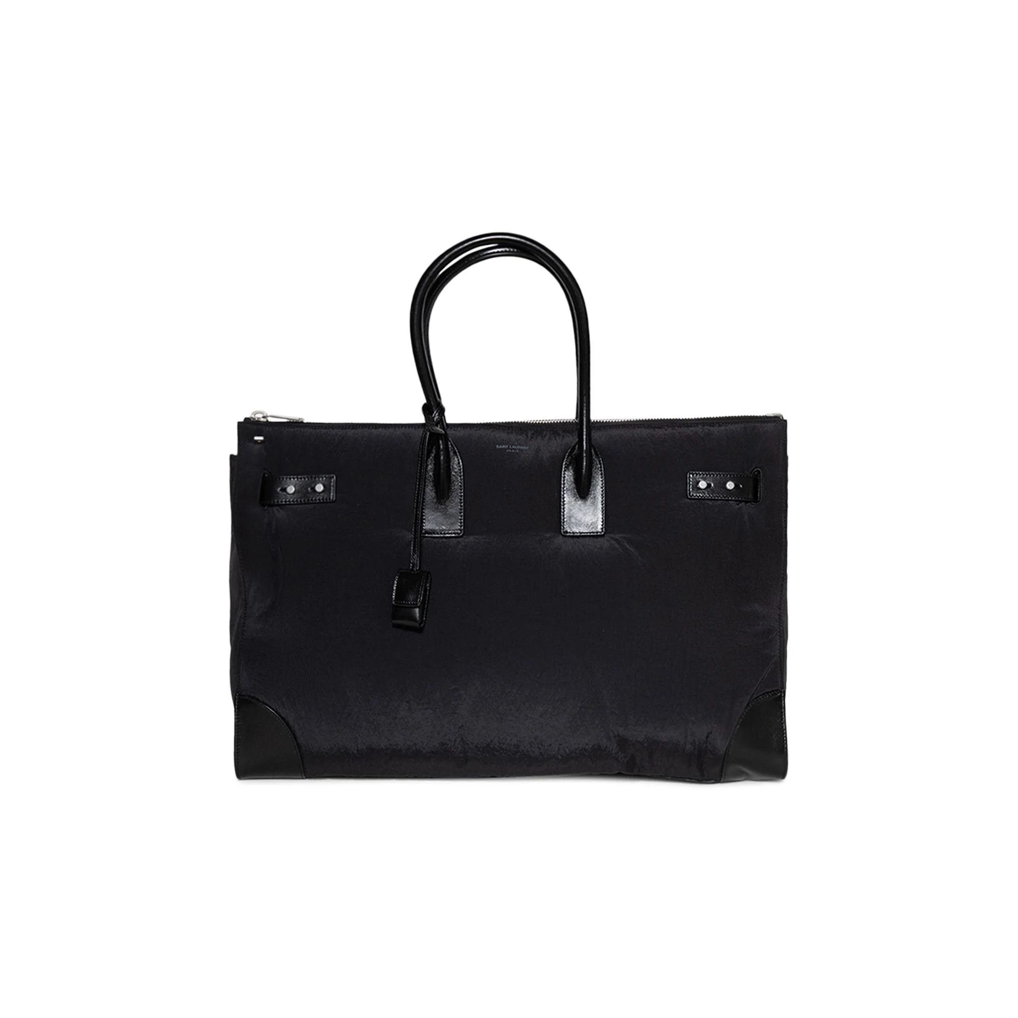 Saint Laurent Leather Duffle Bag 'Black' - 1