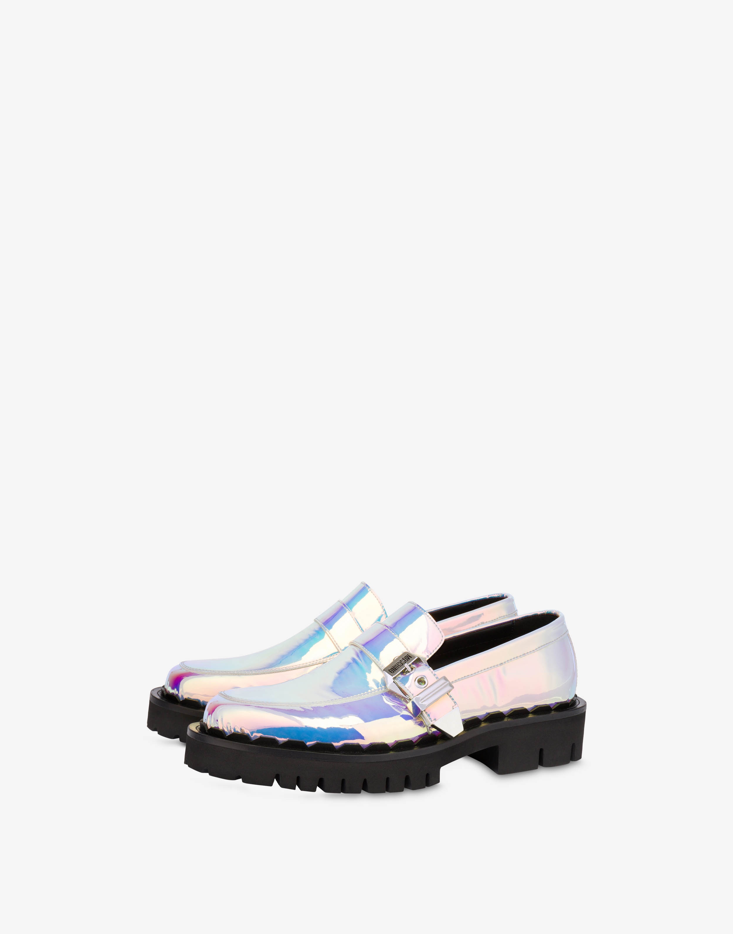 HOLOGRAPHIC CALF LOAFERS - 1