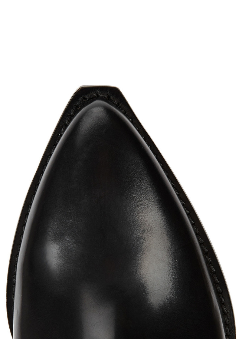 Dahope 50 black leather ankle boots 4