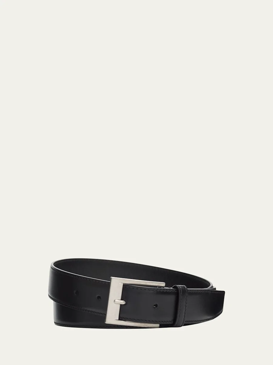 Men's Adjustable Leather Belt - 1