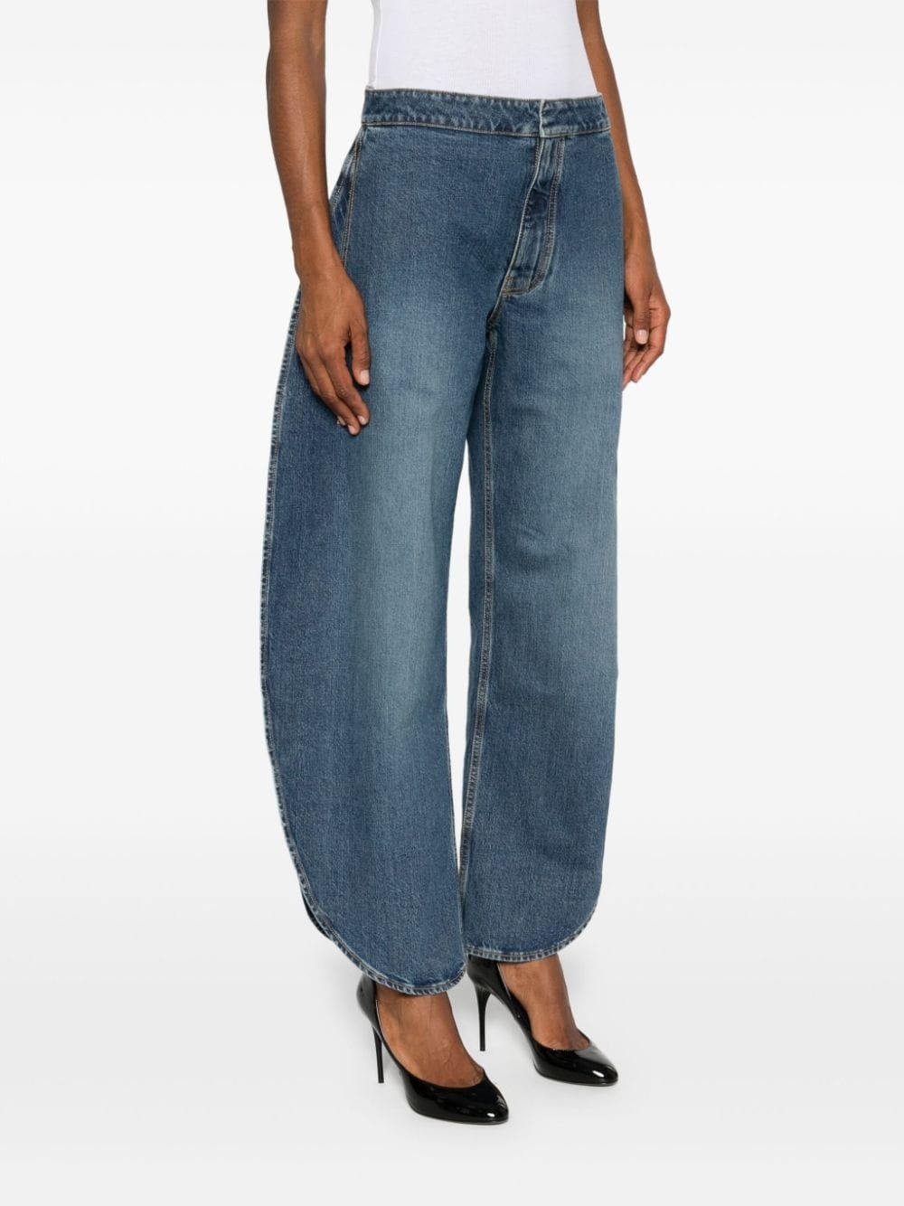 Petal wide leg denim jeans - 3