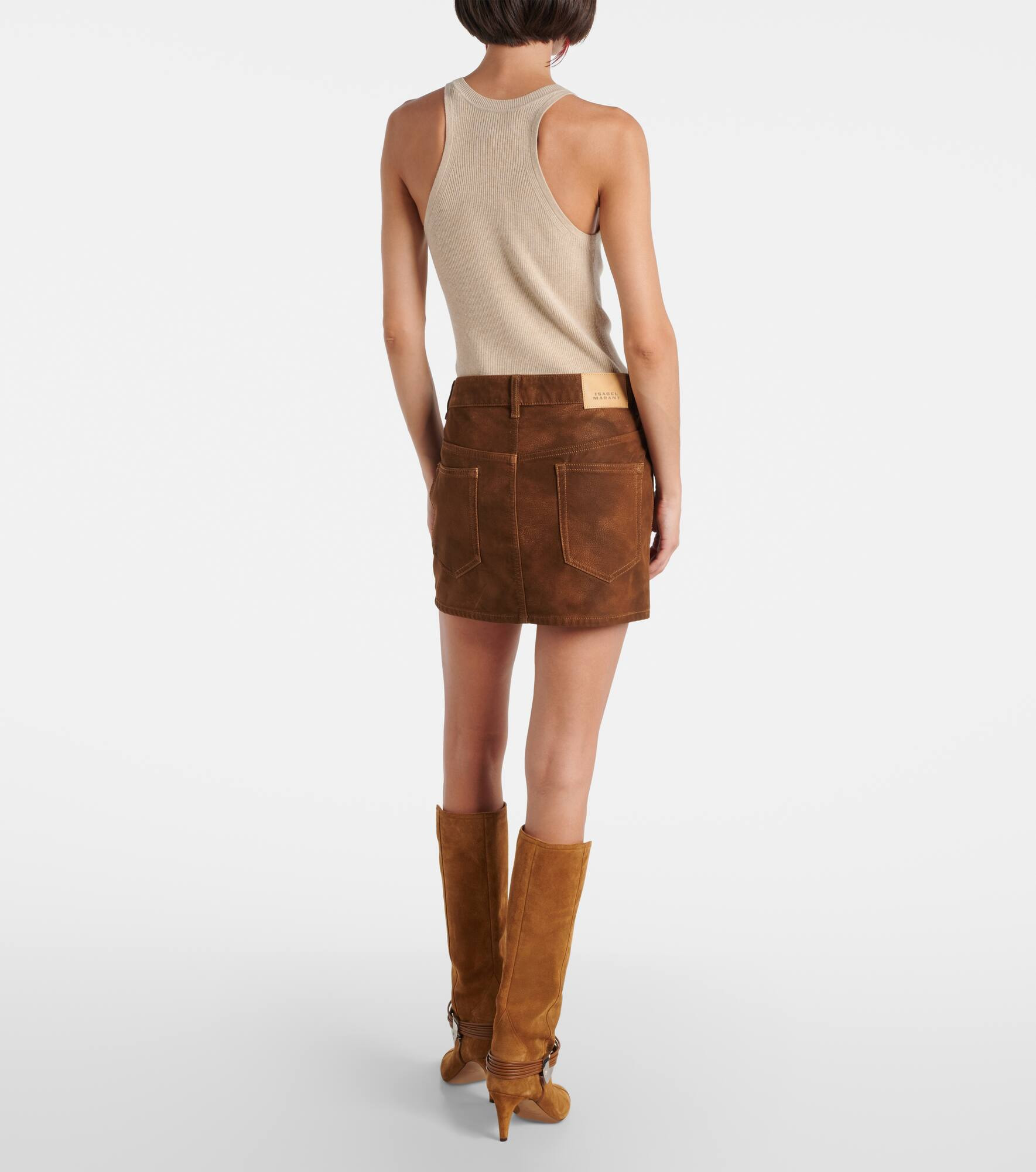 Kimmy faux leather miniskirt - 3