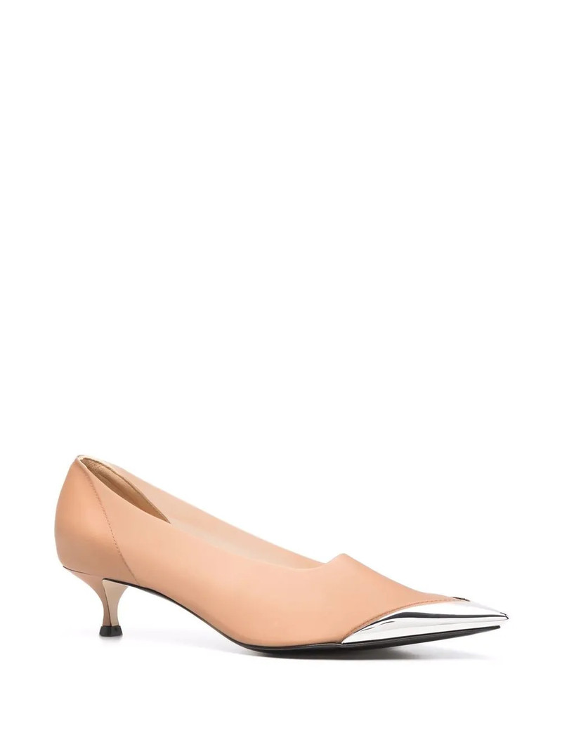 N°21 metal toe transparent pumps outlook