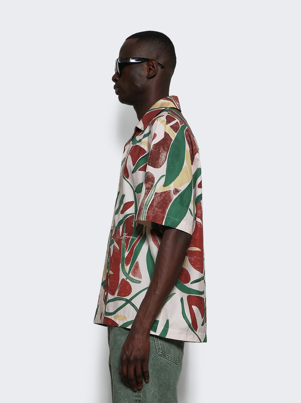 La Chemise Fonccio Print Abstract Vegetal Pi - 3