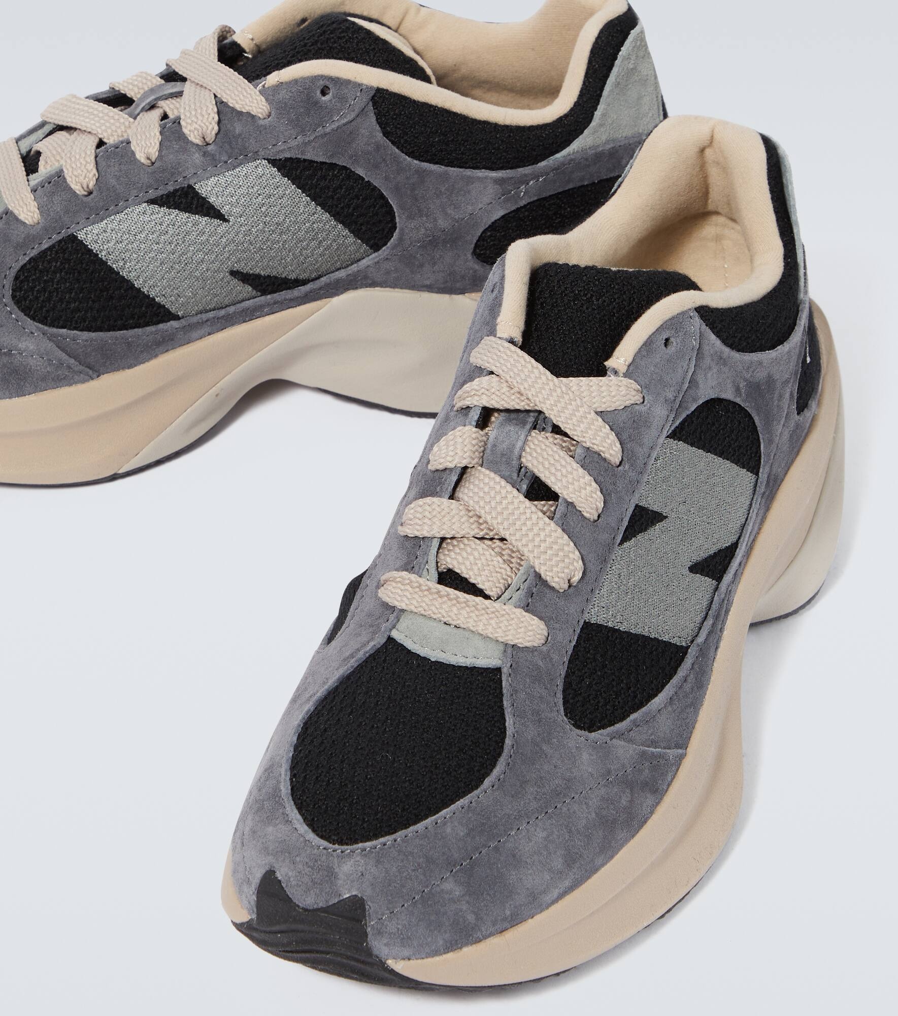 WRPD Runner suede-trimmed sneakers - 3
