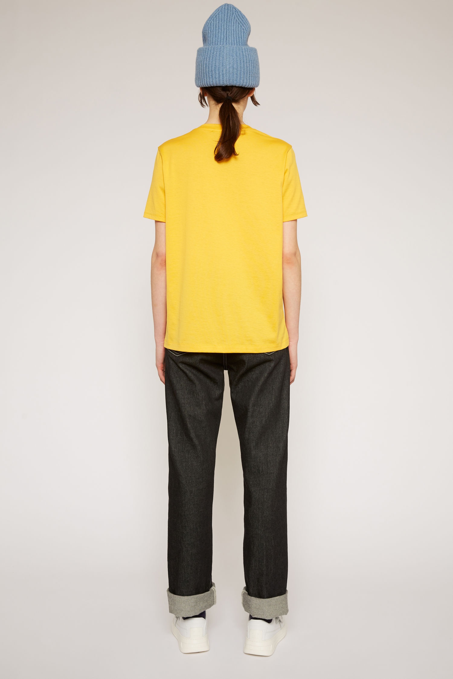 Slim fit t-shirt honey yellow - 3