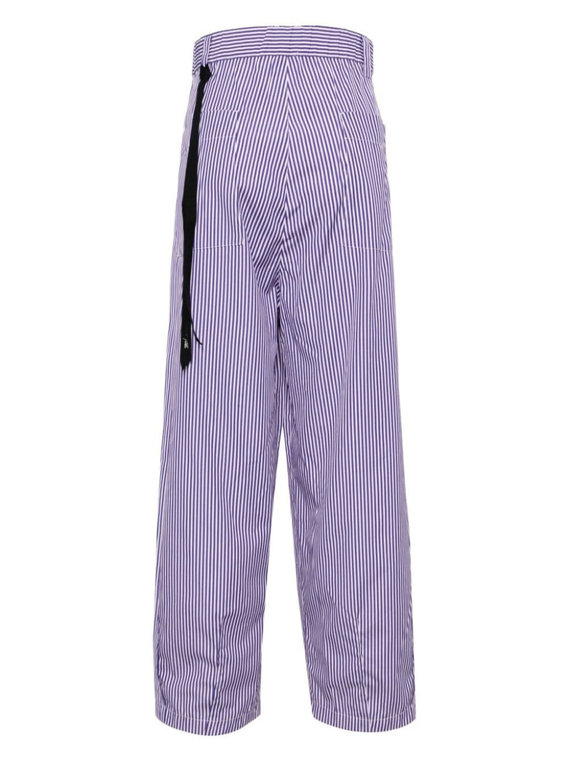 MARINA YEE Jim striped trousers outlook