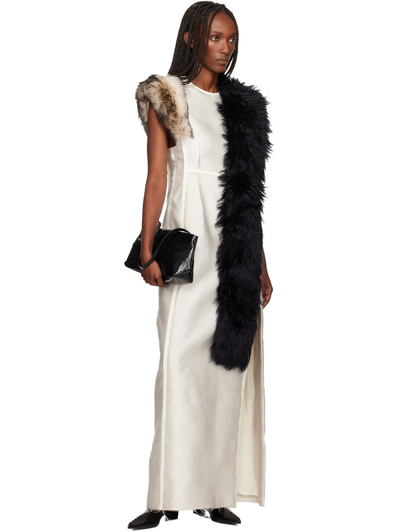 Jil Sander Black Alpaca Scarf outlook