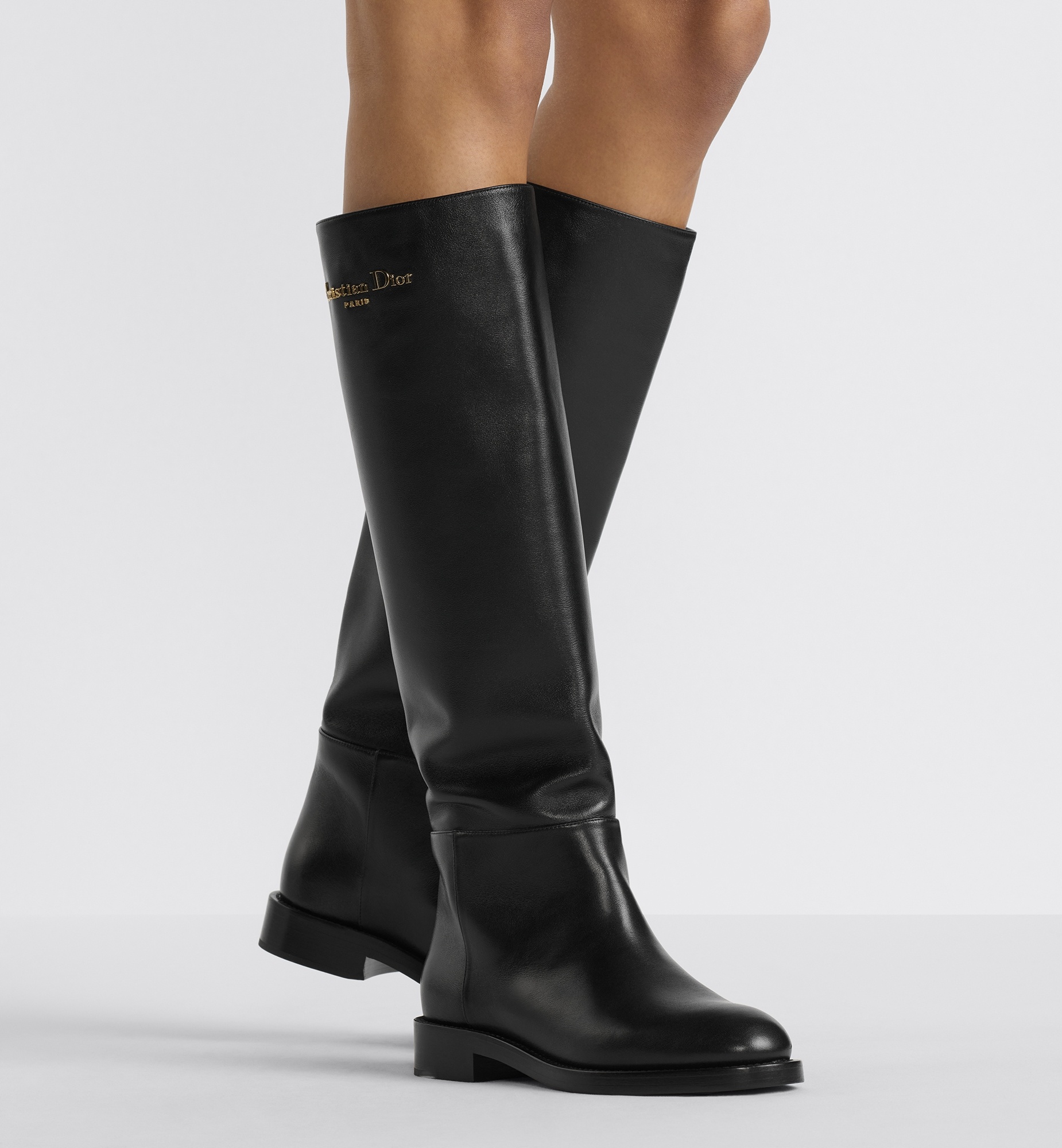 お洒落にクラシカルデザイン♡【DIOR】D-Town ロングブーツ Dior D-Town Boot | REVERSIBLE
