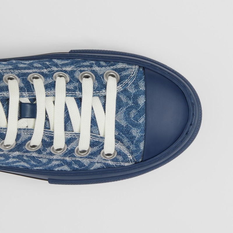 Burberry Monogram Denim Sneakers outlook