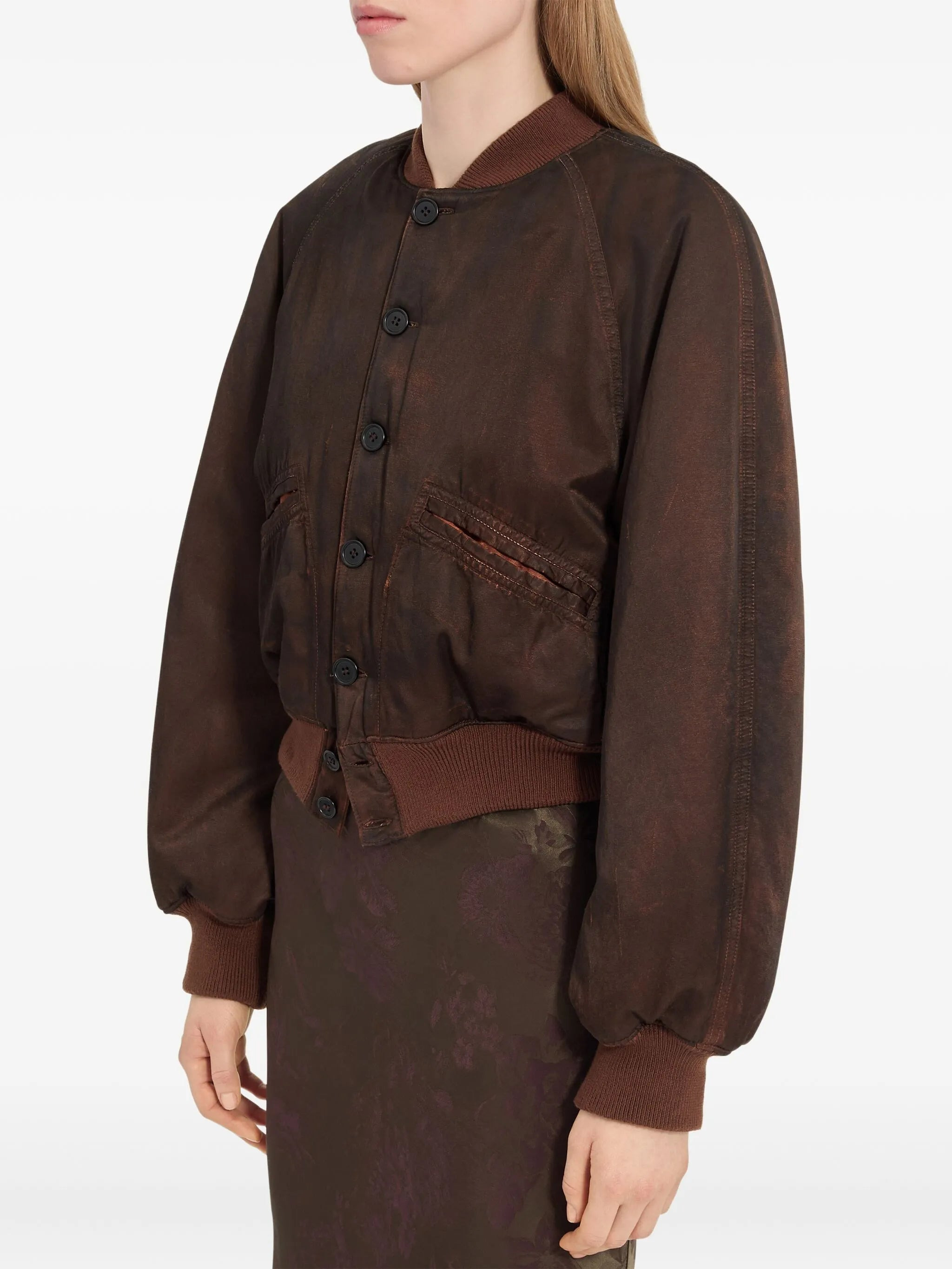 Mm6 Maison Margiela Button-up Bomber Jacket - 2