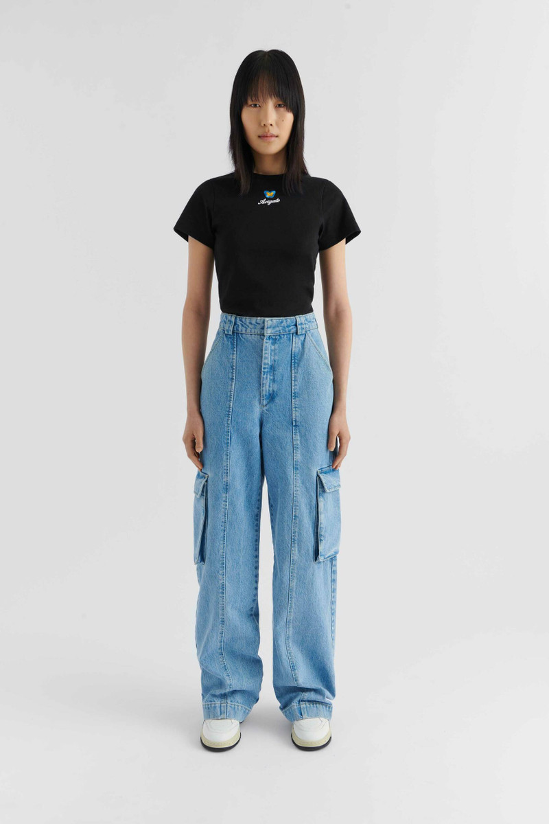 Axel Arigato Patch Denim Cargo Trousers outlook