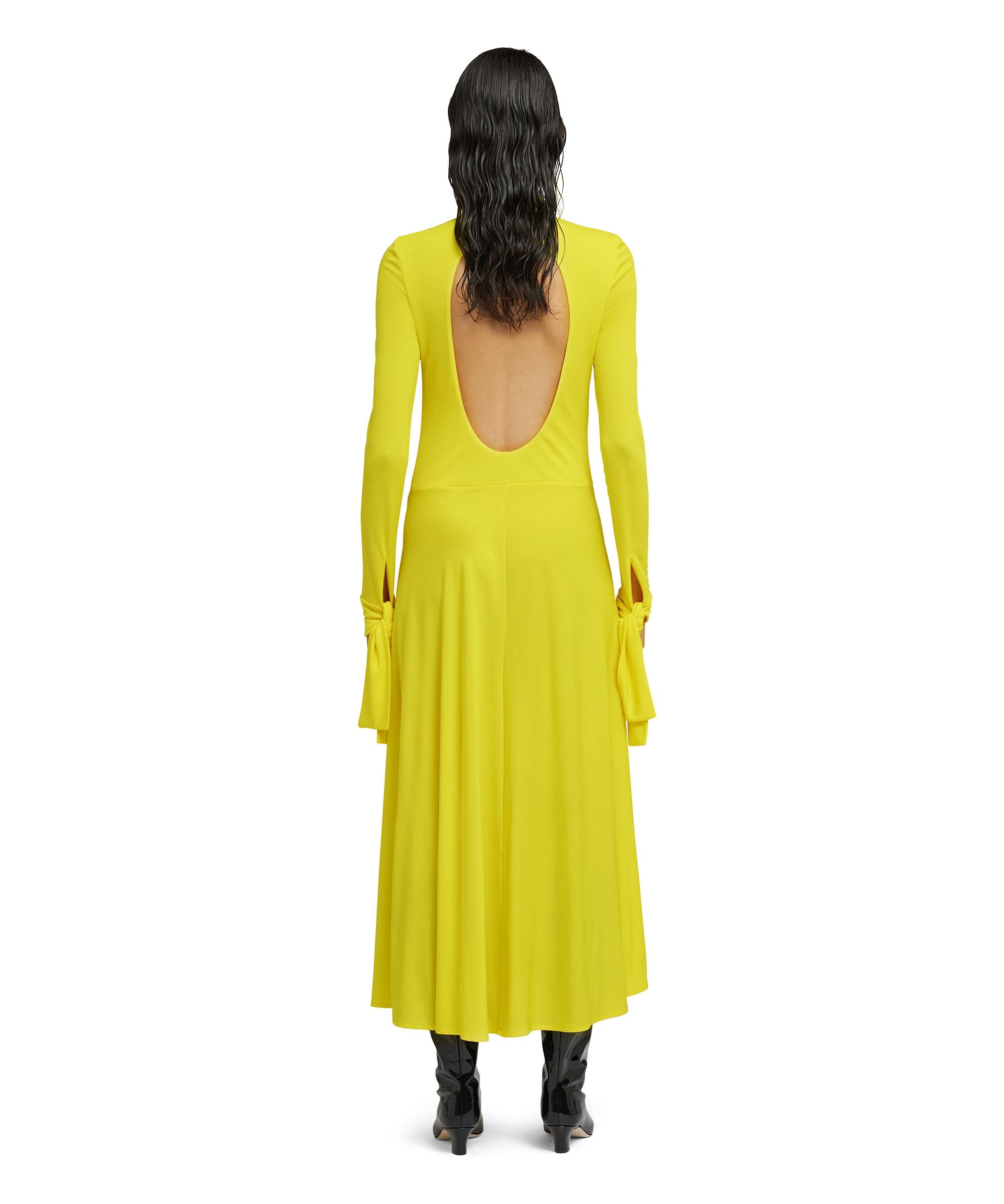 Mini dress in "Fluid Viscose Jersey" fabric - 3
