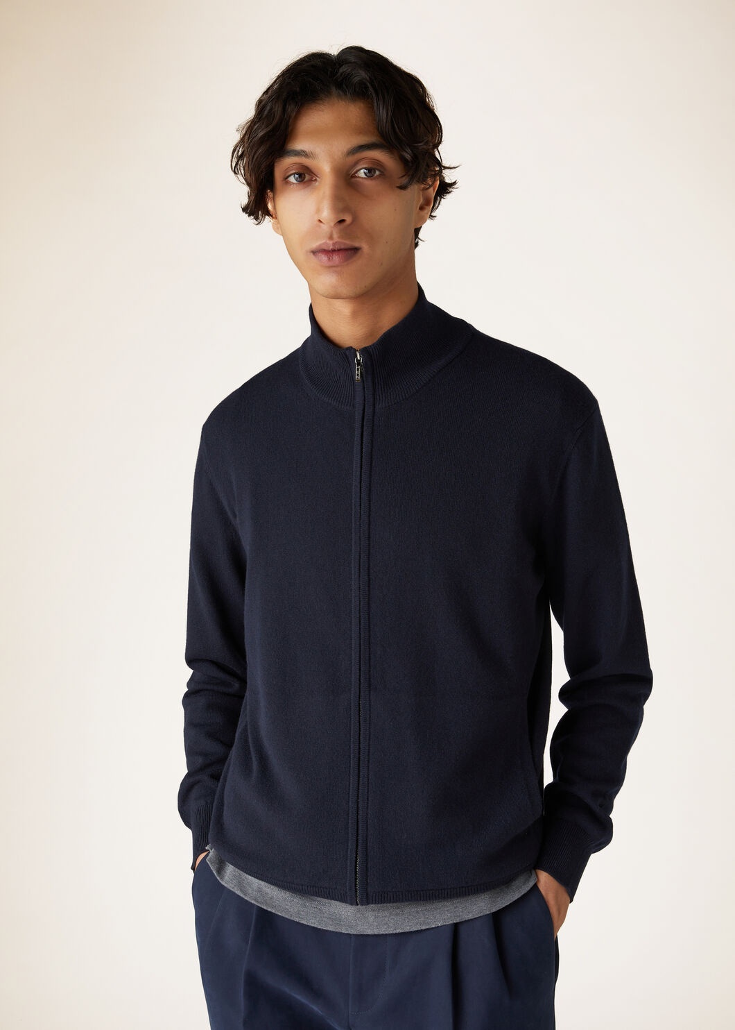 Classic Zip-Up Bomber Jacket - 4