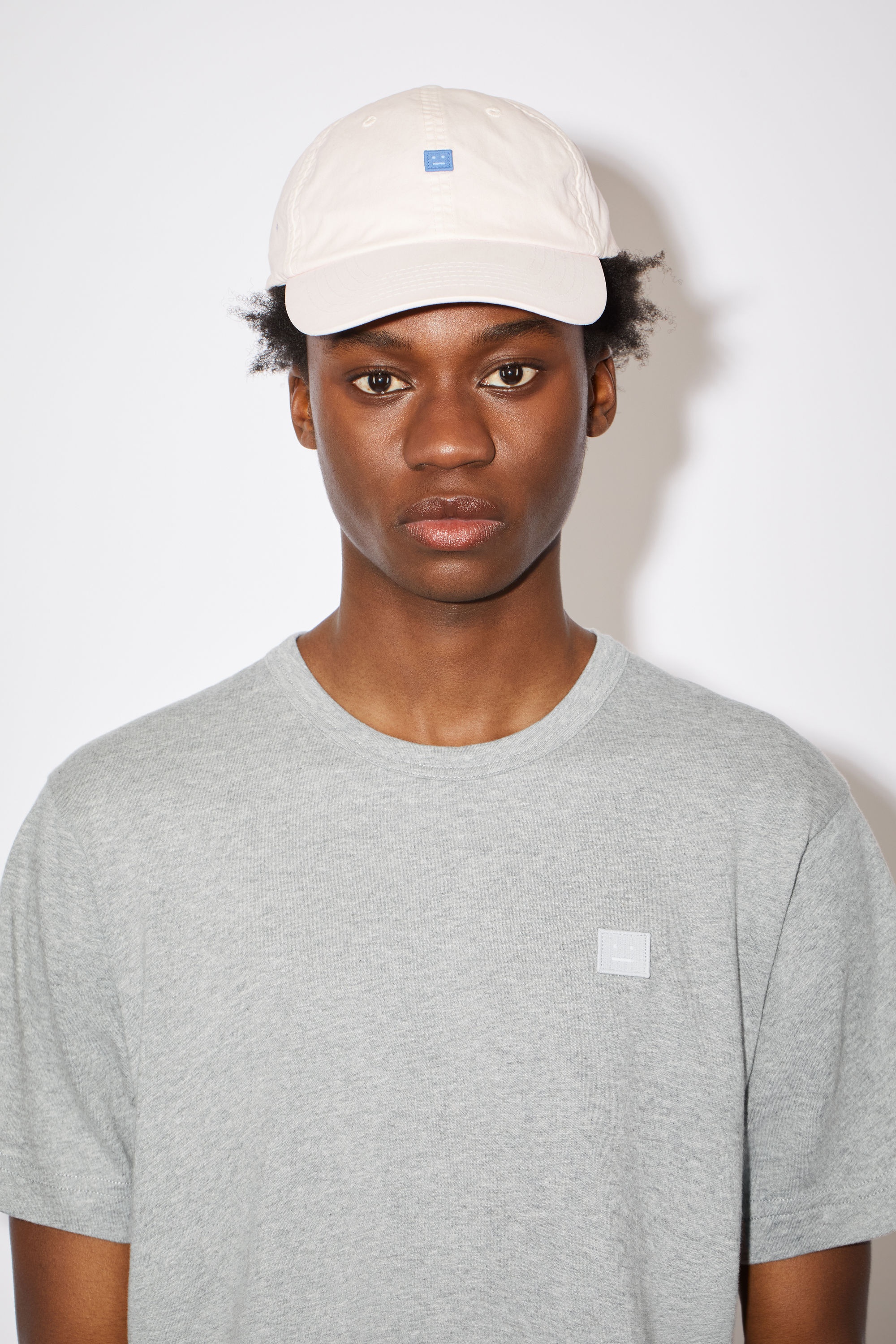 Crew neck t-shirt - Regular fit - Light Grey Melange - 4