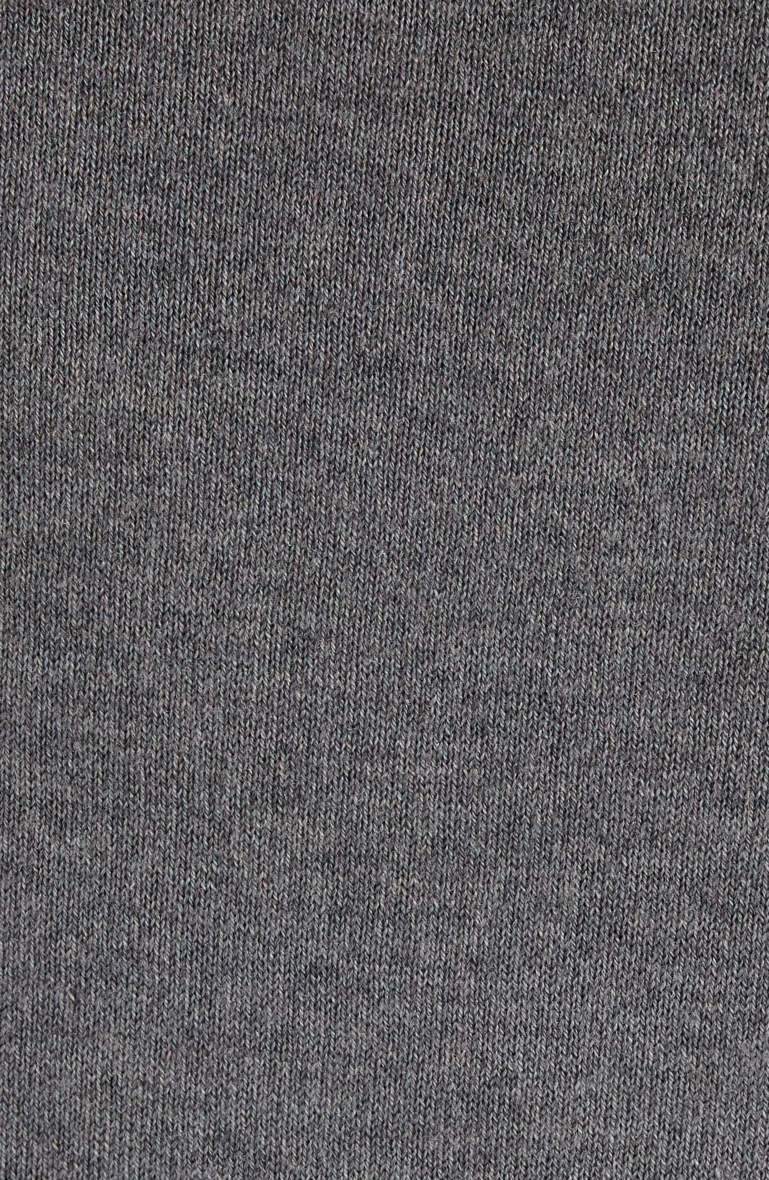 Acne Studios Koyat Layered Silk, Wool & Cashmere Polo Sweater in Sky Blue/Light Grey Melange at Nord - 6