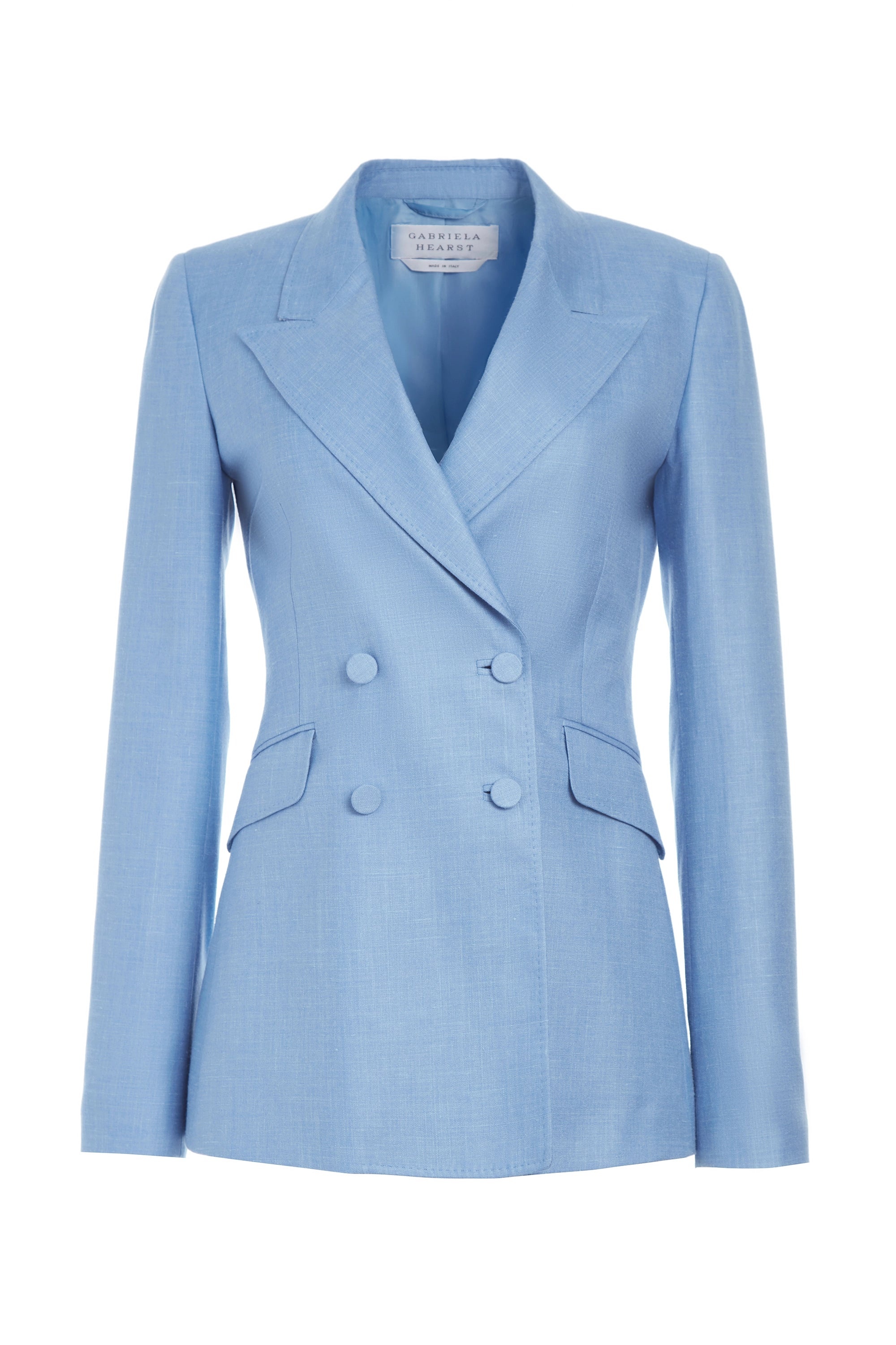 Stephanie Blazer in Silk Wool with Linen - 1