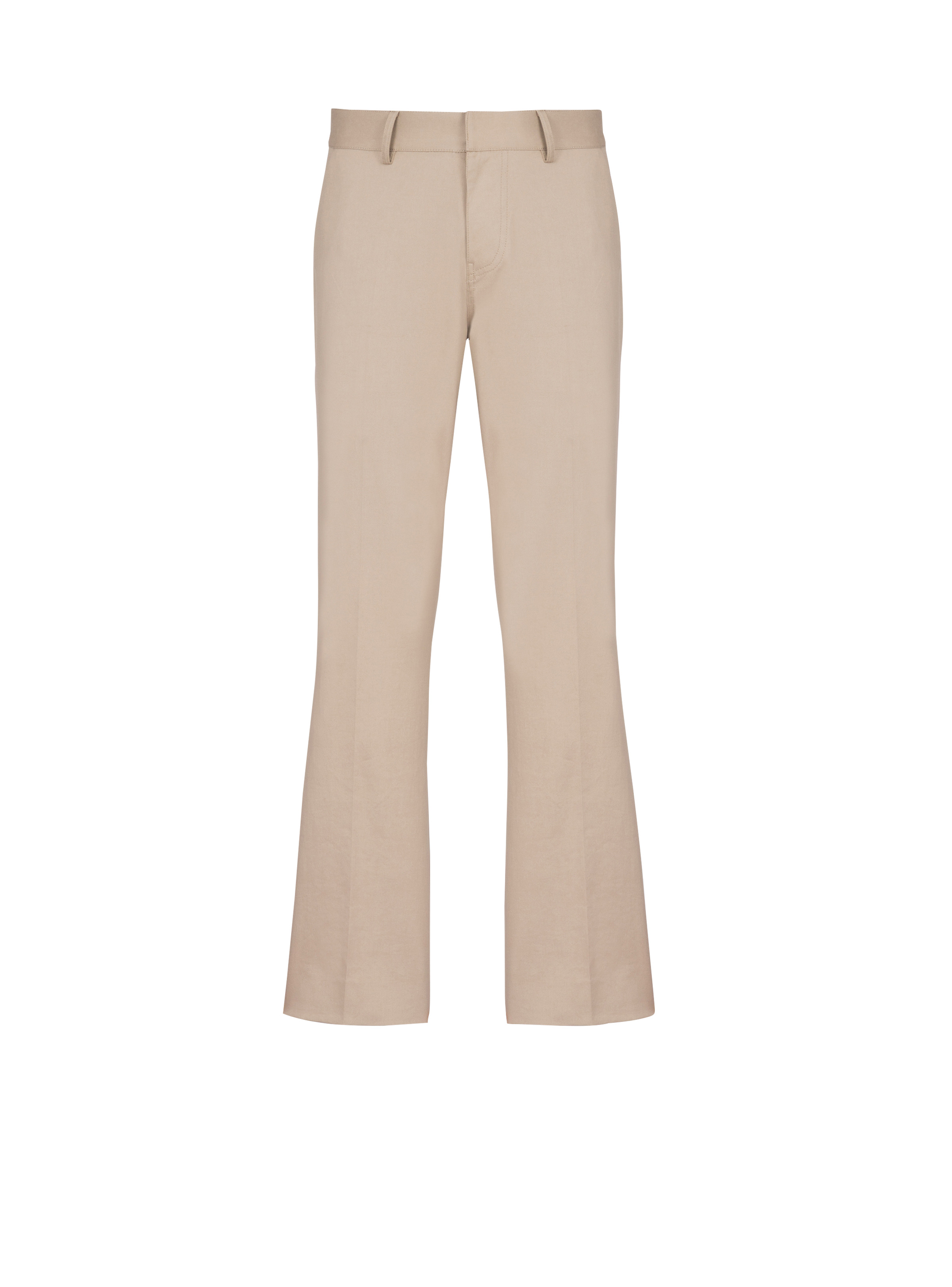 Flared trousers in gabardine - 1