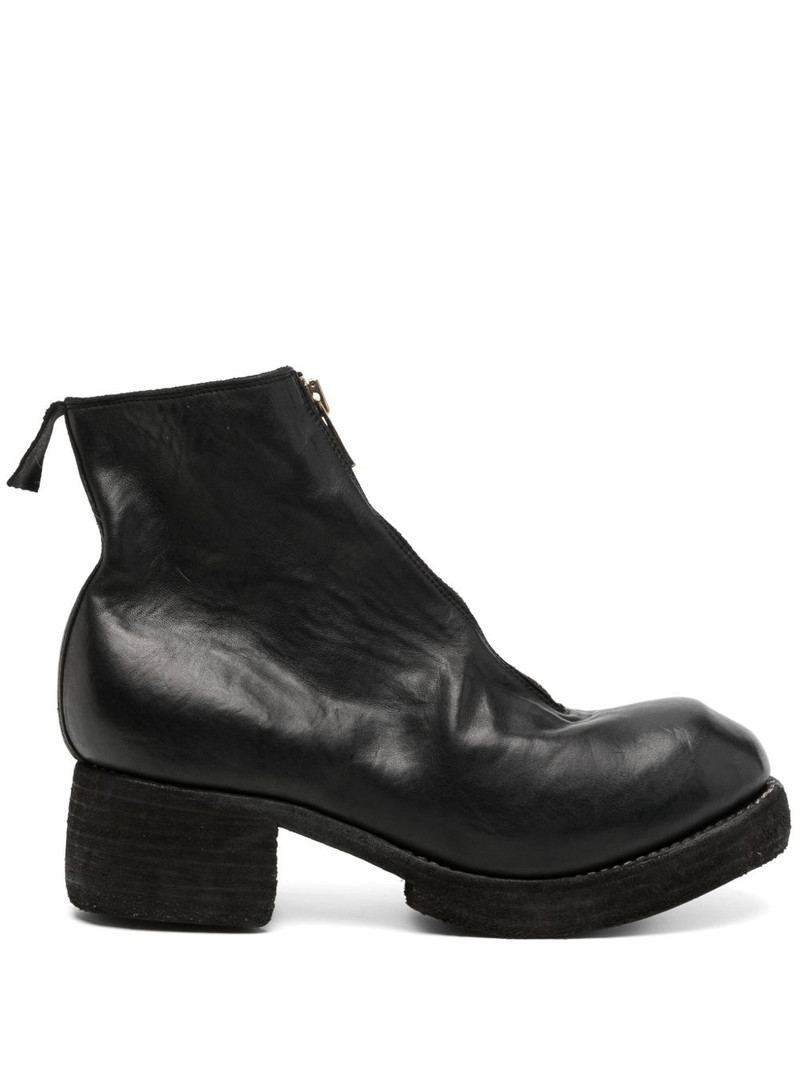 zip-up boots 1