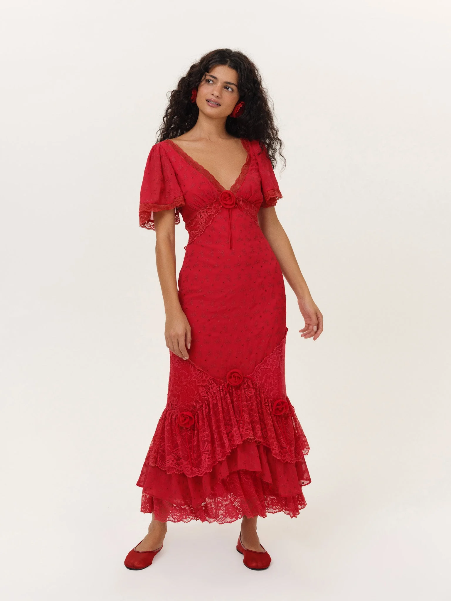 Hamptons Eyelet Maxi Dress - 1