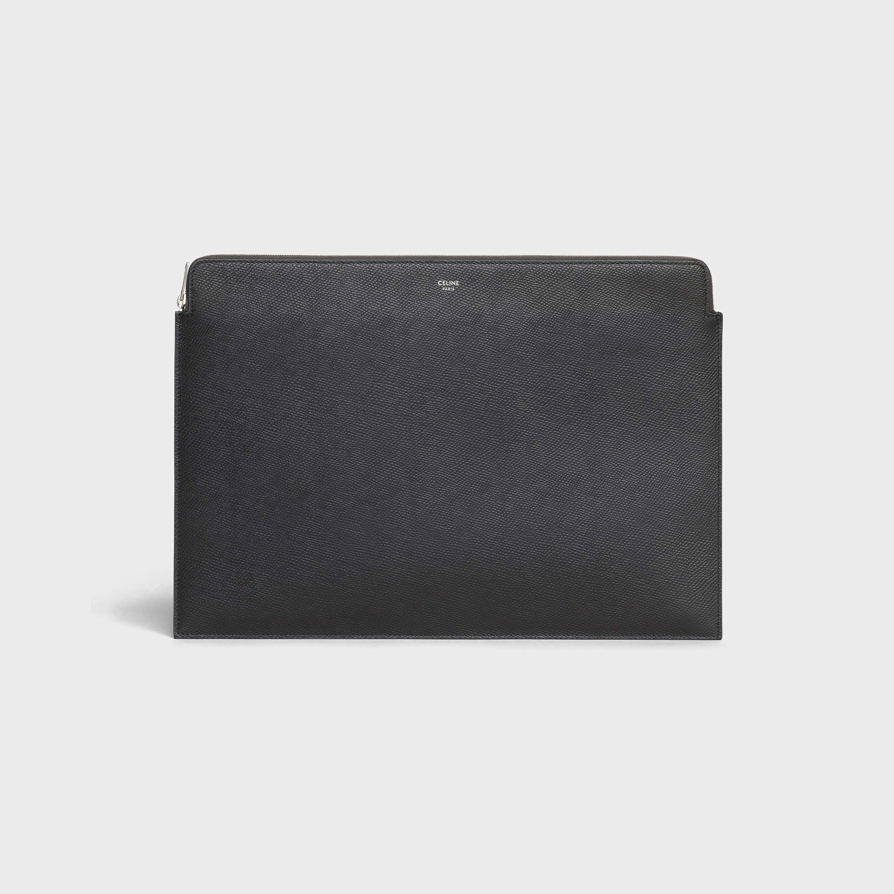 DOCUMENT HOLDER IN GRAINED CALFSKIN - 1