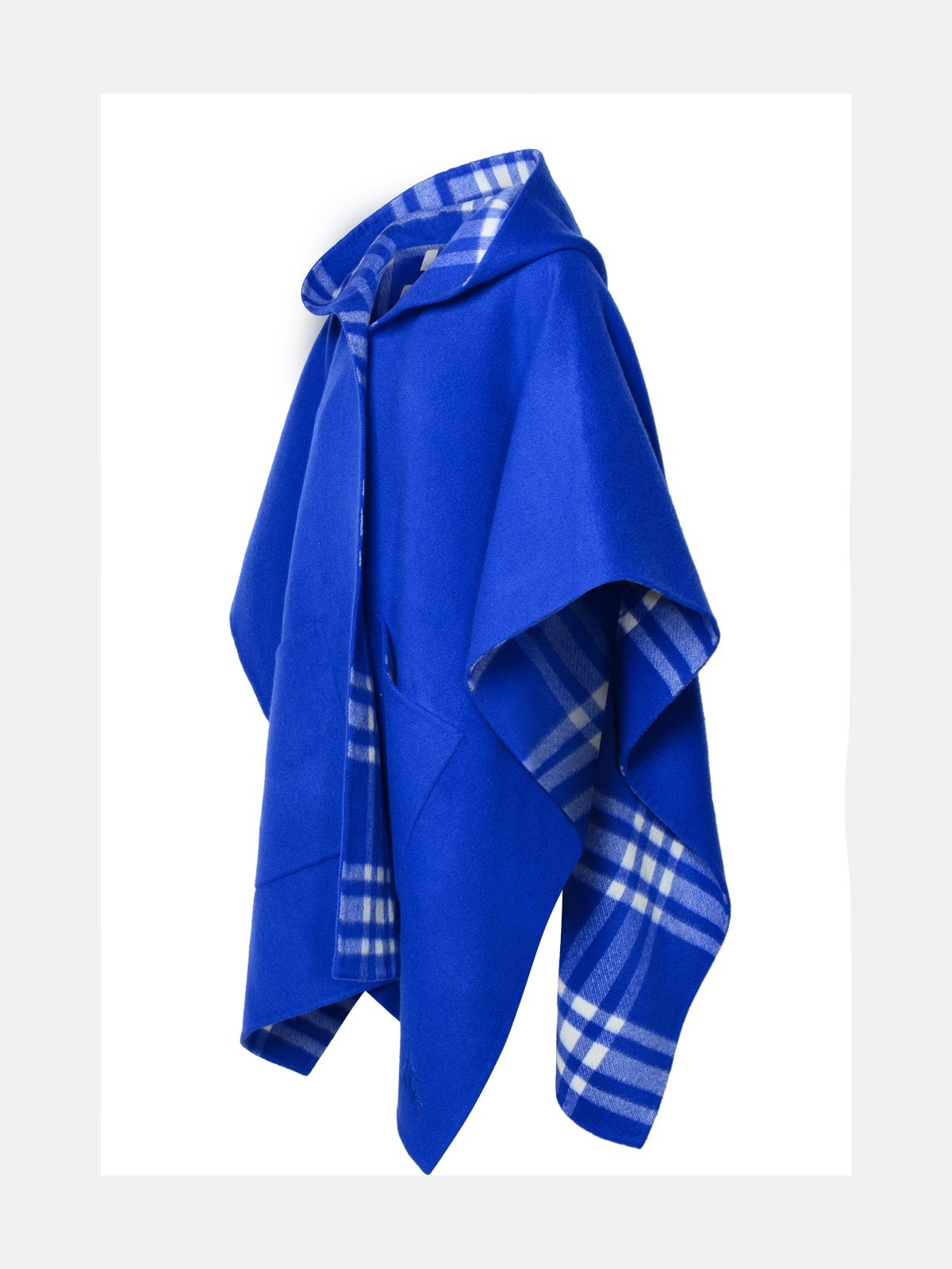 BLUE CASHMERE CAPE - 2