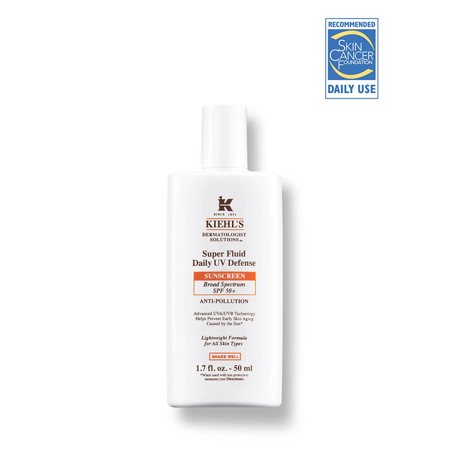 Super Fluid UV Defense Daily Facial Sunscreen SPF 50+ - 1