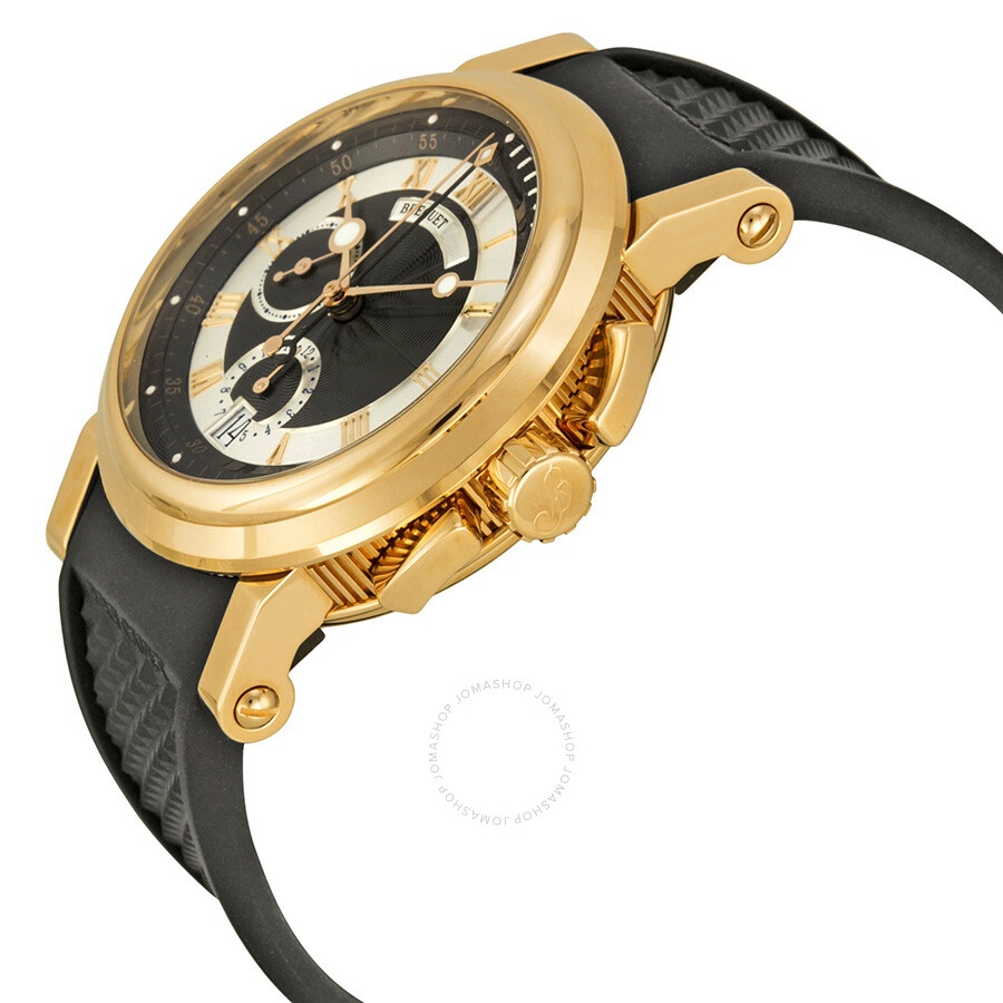 Breguet Marine Black Dial Rubber Men's Watch 5827BR/Z2/5ZU - 2